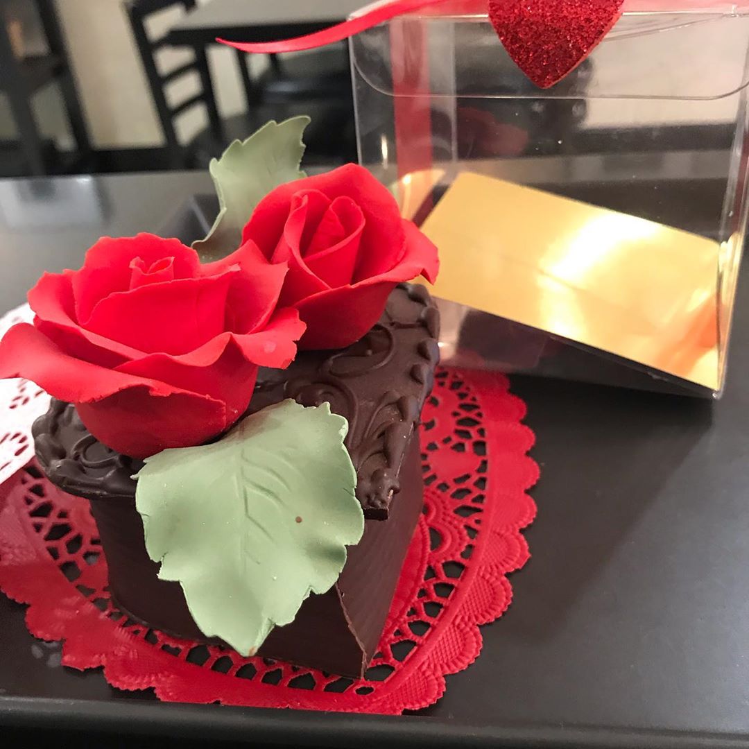 Valentines Day Personal Chocolate Cake by Willow Cakes & Pastries