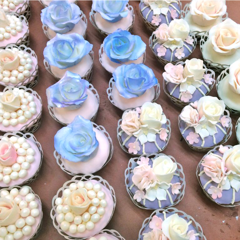 pretty pastel pastries