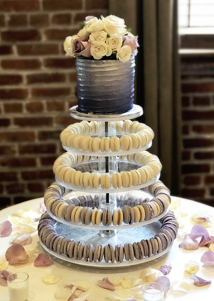 Willow Cakes & Pastries 5-Tier Wedding Cake with fine detail