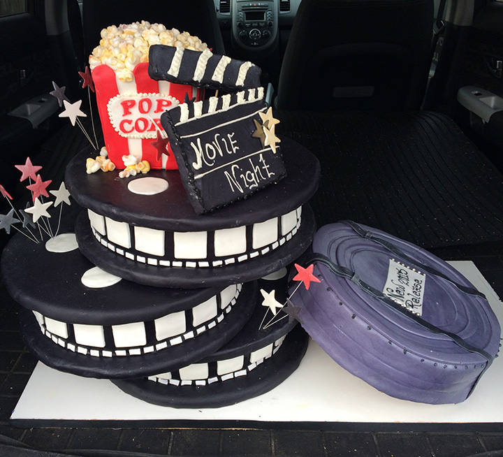 Movie Night Cake